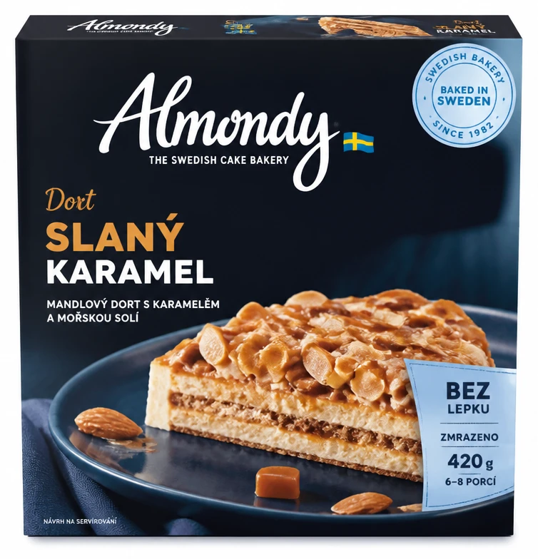 Dort Almondy slaný karamel
