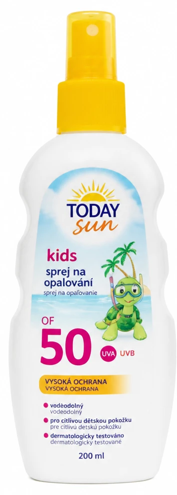 Sprej na opalování pro děti OF 50 Today Sun