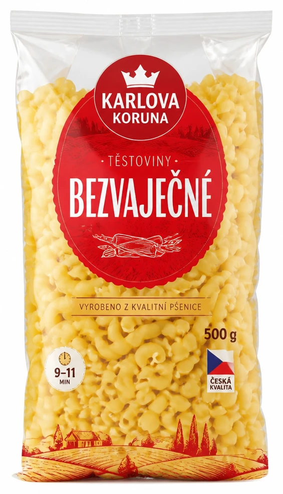 Těstoviny bezvaječné Karlova Koruna