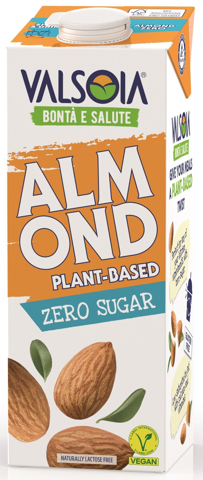 Valsoia Mandlový nápoj zero sugar