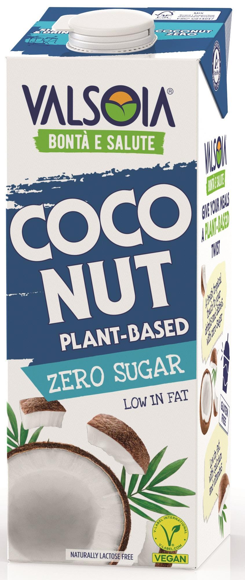 Valsoia Kokosový nápoj zero sugar