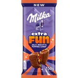Milka Čokoláda Extra Fun sušenka a želé