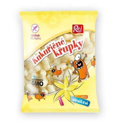 Kukuřičné křupky vanilkové