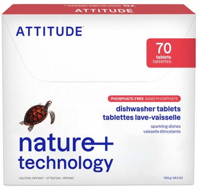Attitude Tablety do myčky bez fosfátů Nature+