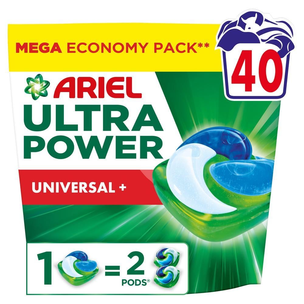 Ariel Ultra Power PODS kapsle na praní Universal+