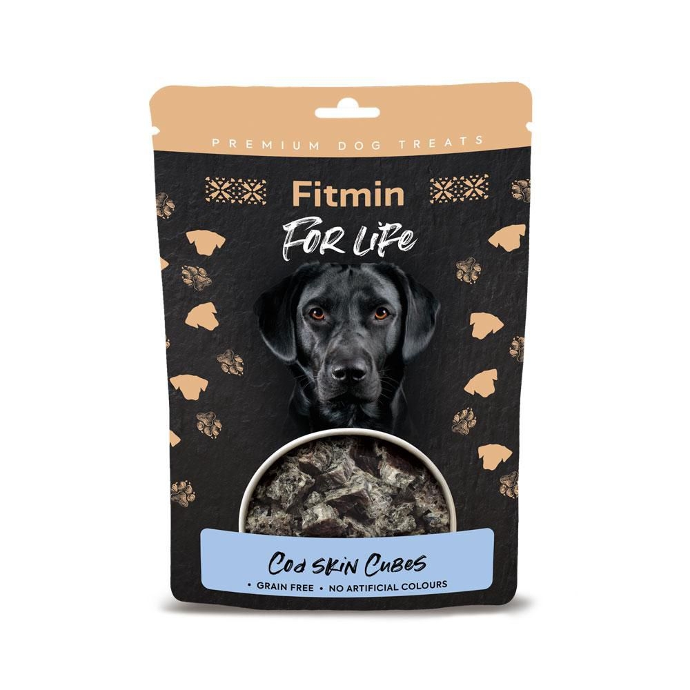 Fitmin For Life Sušené kostky s treskou pamlsek pro psy 100 g