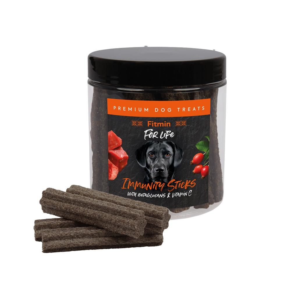Fitmin For Life Poloměkké tyčinky pro psy na podporu imunity 380g 20 ks