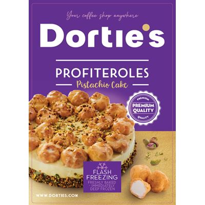 Dortie's Profiteroles dort pistáciový chlaz. 1,25 kg