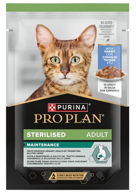 ProPlan Sterilised kapsičky pro kočky, králík ve šťávě
