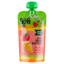 Šnek Bob Ovocné banánovo-malinové pyré 120g