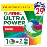 Ariel ULTRA POWER PODS, Kapsle Na Praní S Tekutým Pracím Prostředkem, 29 Praní, Color+