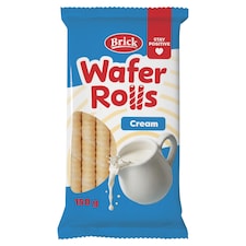 Brick Wafer Rolls Oplatkové trubičky s náplní s příchutí smetany 150g