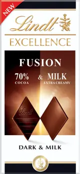 Lindt Excellence Fusion 70% Cocoa&Milk 100g