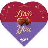 Milka Pralinky Love You bonboniéra, kakaový krém 165g
