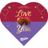 Milka Pralinky Love You bonboniéra, kakaový krém 44g