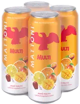 Mattoni Multi Jemně perlivá s příchutí tropického ovoce 4x500ml, plech