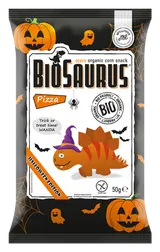 Biosaurus BIO Halloween Kukuřičný snack s příchutí pizzy