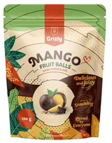 GRIZLY Mango kuličky v hořké čokoládě