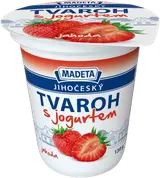 Madeta Jihočeský tvaroh&jogurt jahoda