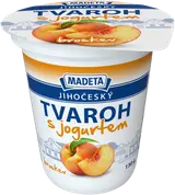 Madeta Jihočeský tvaroh&jogurt broskev