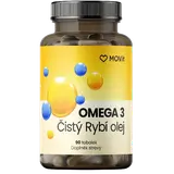 MOVit Omega 3 Čistý Rybí Olej tob.90