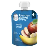 Gerber Natural Kapsička banán a jablko 4m+ 90g