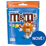 M&M's Dražé z mléčné čokolády s křupavou rýžovou náplní v cukrové polevě 187g