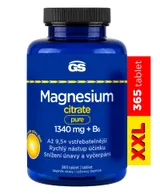 GS Magnesium citrate pure 1340mg+B6 tbl.365 XXL