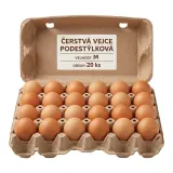 Čerstvá vejce podestýlková, velikost M
