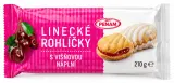 Linecké rohlíčky s višňovou náplní