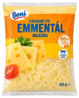 Strouhaný sýr Emmentál Milkeria/Boni