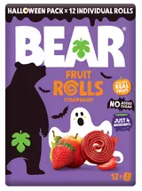 Bear Fruit Rolls Halloween ovocné plátky jahoda 12x10g