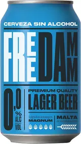 Free Damm 0.0 plech nealkoholické pivo