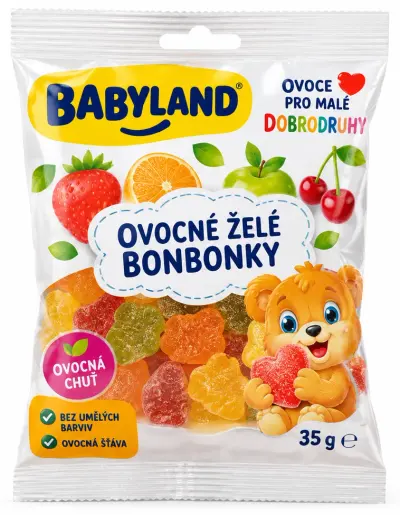 Babyland Ovocné želé bonbonky