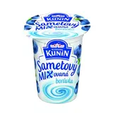 MLÉKÁRNA KUNÍN Jogurt sametový borůvka chlaz. 20 x 150 g