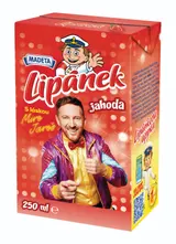 Madeta Lipánek mléko trvanlivé jahoda 1,3% 250 ml