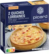 Picard Lorraine quiches slaný koláč se sýrem a slaninou (2 ks)