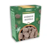 POEX Mandle v mléčné čokoládě sněhové 175 g