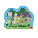 Puzzle s tvarovaným rámečkem 25 dílků, Dino 1 ks