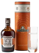 Diplomático Mantuano (40 %) 700 ml + sklo (dárkové balení)