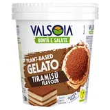 Valsoia Mražený krém na bázi rostlinných složek z kešu ořechů s příchutí tiramisu 489ml