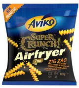 Aviko Airfryer Super křupavé bramborové hranolky vlnky do horkovzdušné fritézy Zig Zag 600g mražené