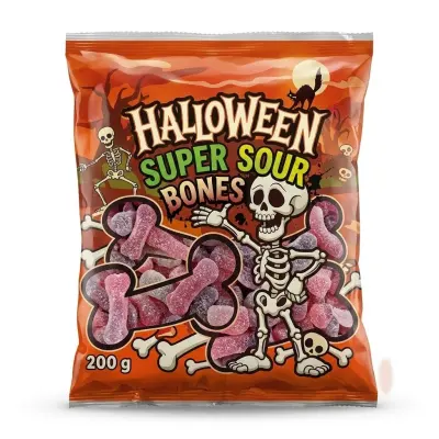 HALLOWEEN Kyselé želé bonbony