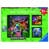 Puzzle Minecraft Biomes 3 x 49 dílků Ravensburger 5+ 1 ks