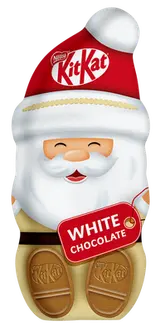 KitKat Mikuláš dutá figurka bílá