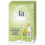 Fa Vánoční balíček se sprchovým gelem a deodorantem Pistachio & Honey 1 ks