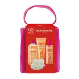 DERMACOL Vánoční balíček Sváteční perníček se sprchovým gelem, tekutým mýdlem a pěnou do koupele Aroma Moment 1 ks