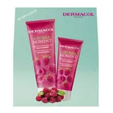 Dermacol dárková sada (sprchový gel + krém na ruce) Aroma Moment malina