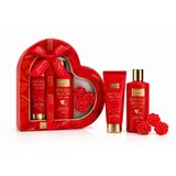 Janette Love dárková sada (tělové mléko 130 ml + sprch. gel 300 ml) Love srdce