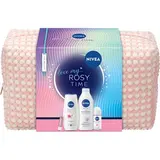 NIVEA dárková sada (tělové mléko 400 ml + sprch. gel 250 ml + antiperspirant 50 ml + balzám na rty 4,8 g) Rose bag